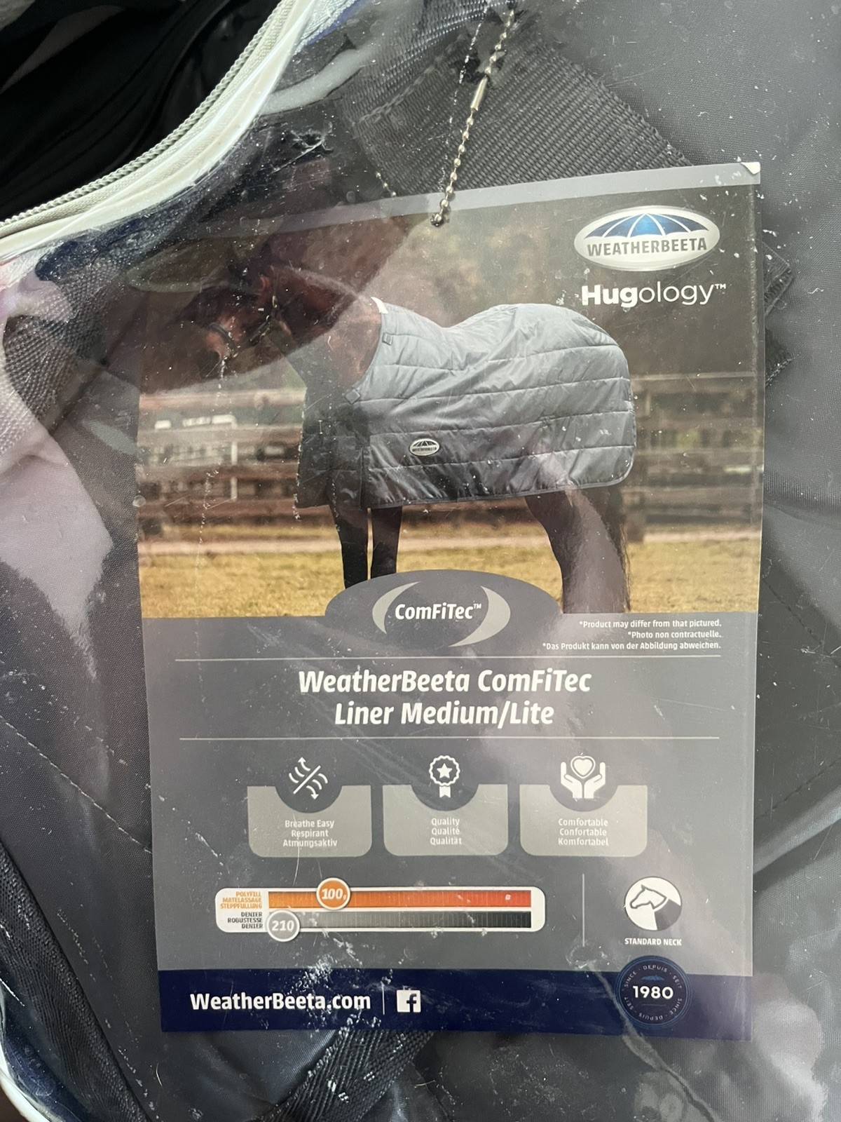 Weatherbeeta Comfitec Liner Medium/Lite/81" / NWT