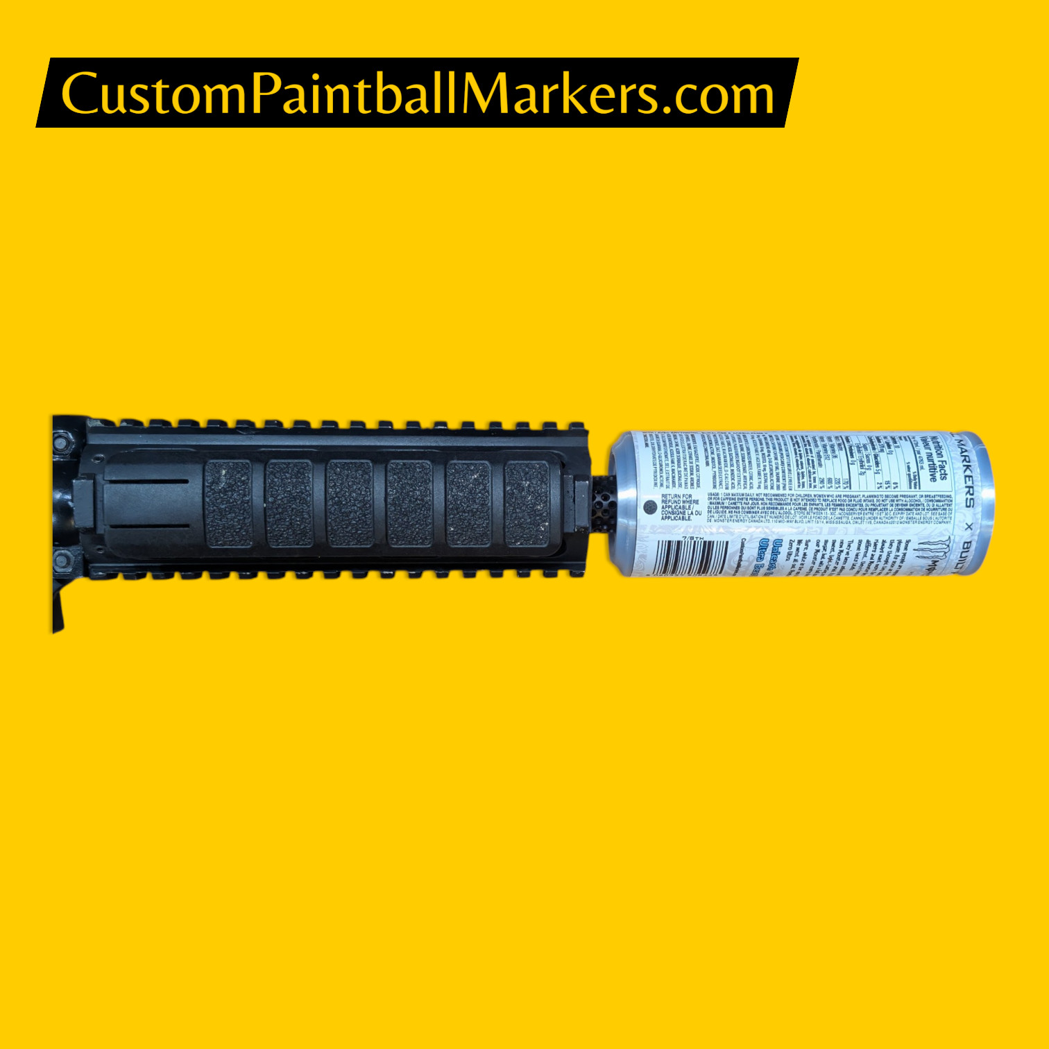 Tacamo Vortex AR-MP5SSD “White Monster” Custom Paintball Marker