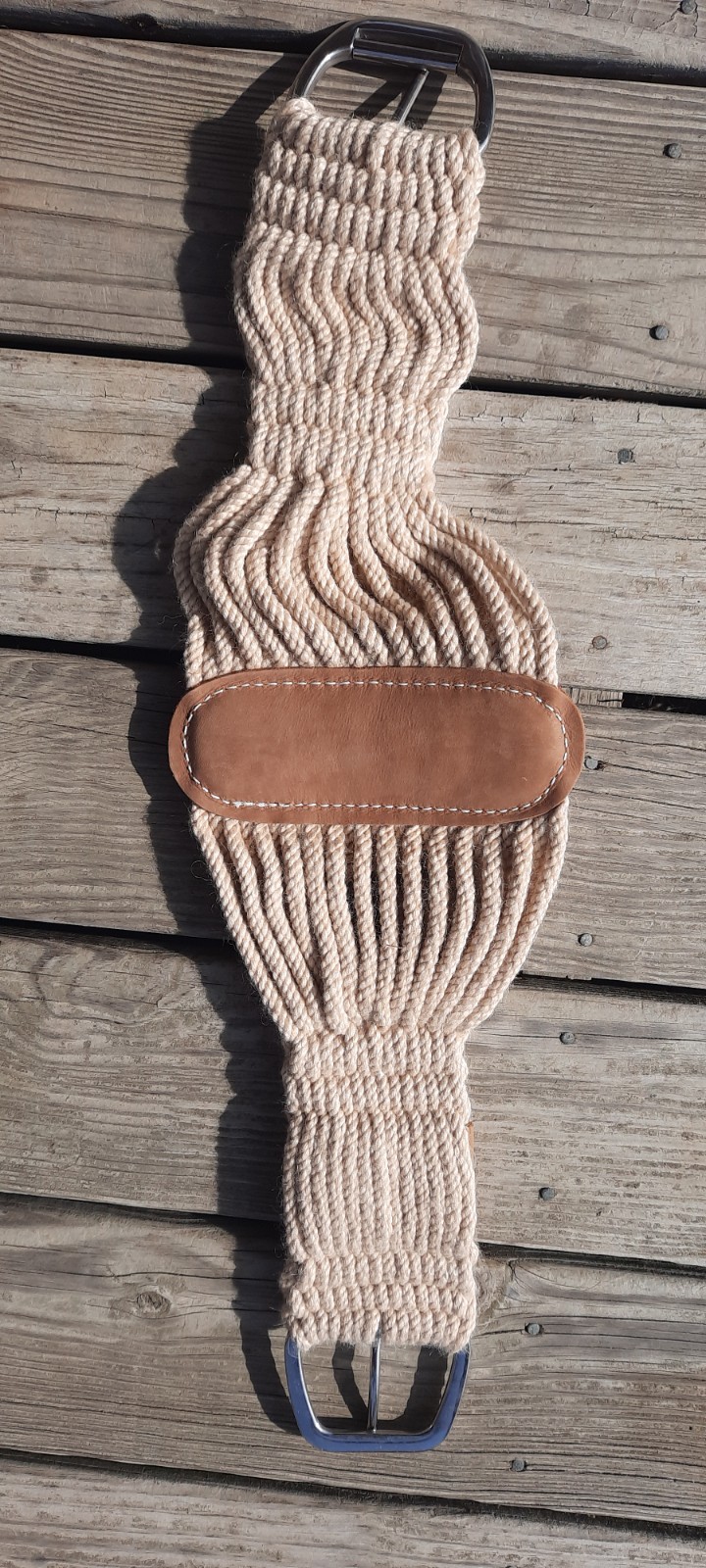 Size 32 Mohair Roper Cinch Roller Buckle