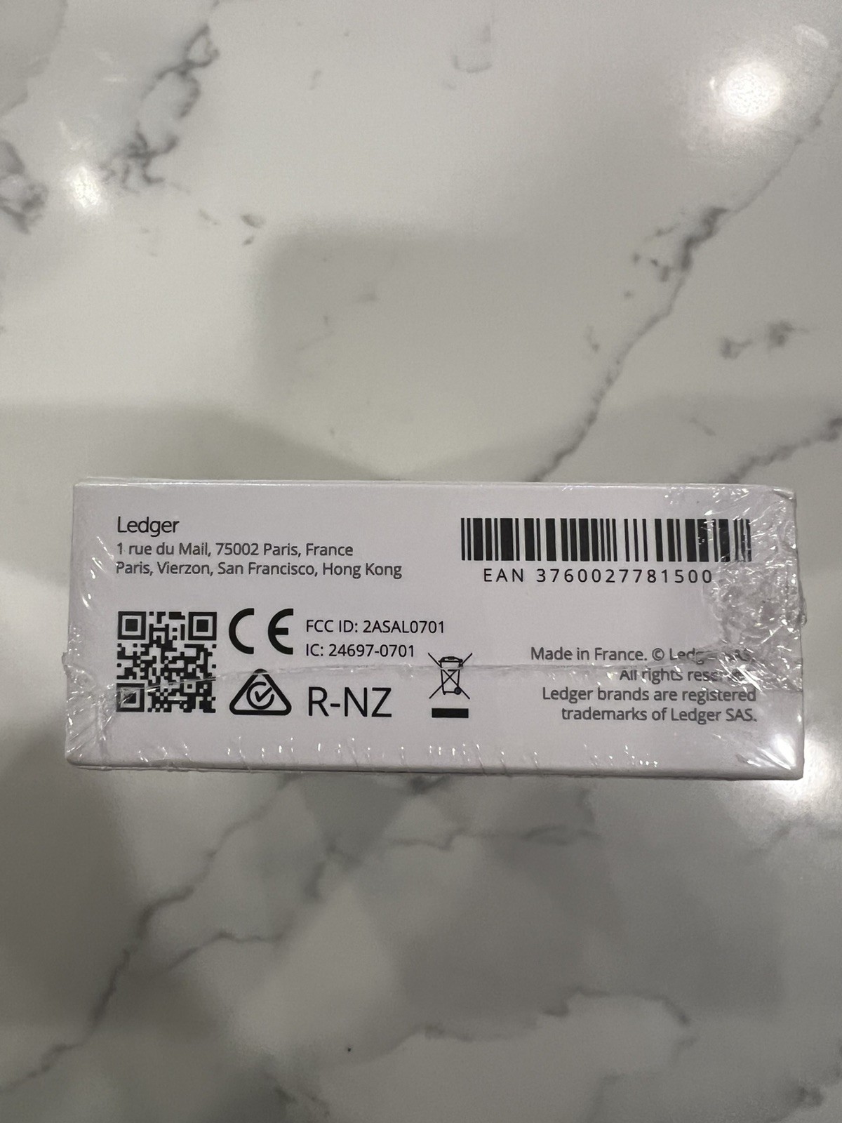 Ledger - Nano X Crypto Hardware Wallet - Bluetooth Enabled - NEW