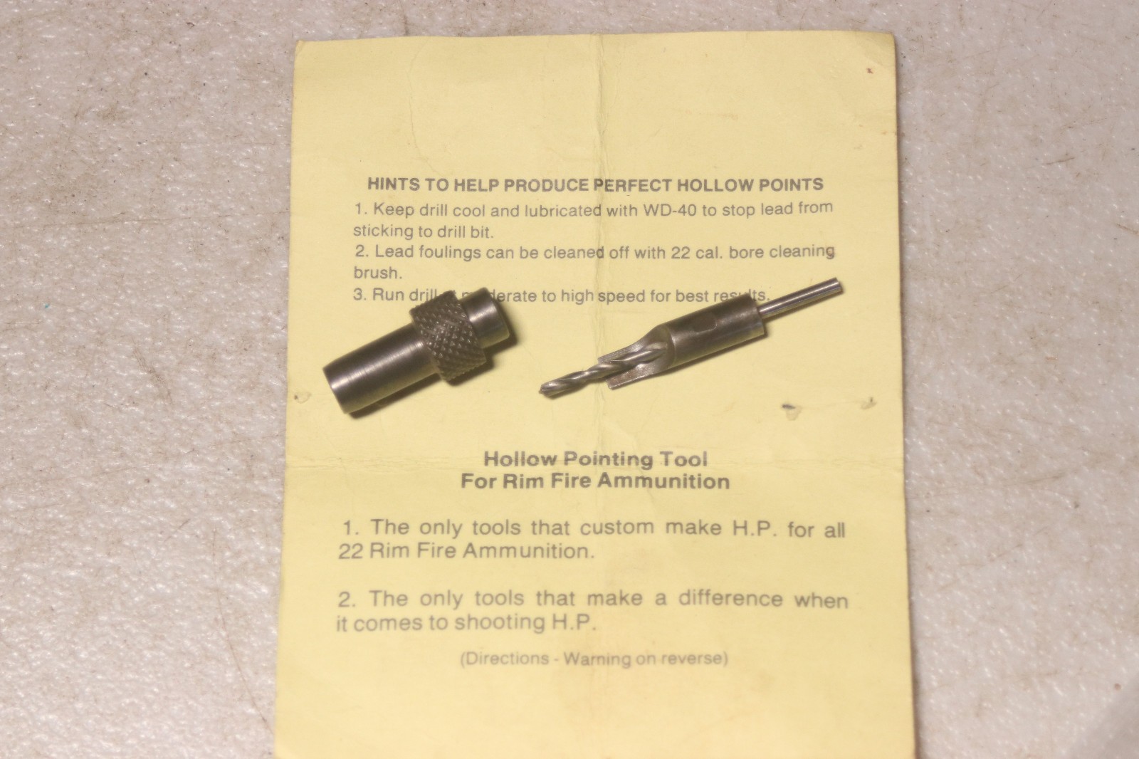 Ron Allard Cavity Maker Tool 22LR Hollow Point Maker