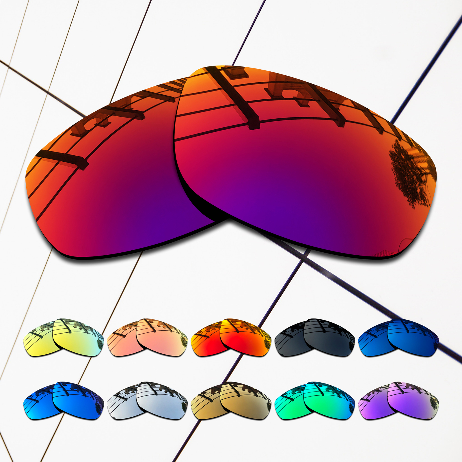 TRUE POLARIZED Replacement Lenses for-Oakley Fives 4.0 Multi-Colors