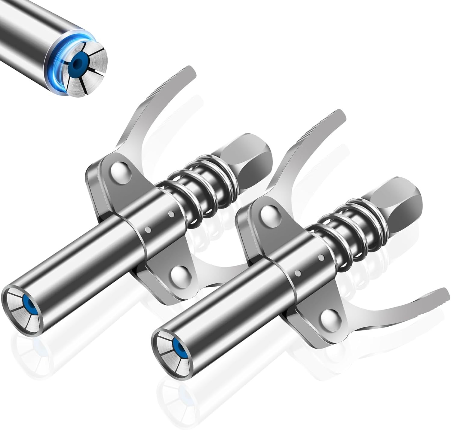 Grease Gun Coupler, Grease Gun Tips, Grease Gun Accessories, 12000 PSI Leak Proo