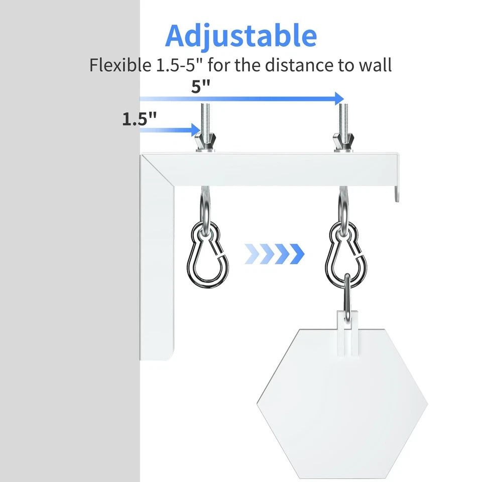 XINLEI Universal Projector Screen Wall Mount L-Brackets Hanging Ceiling Mount...