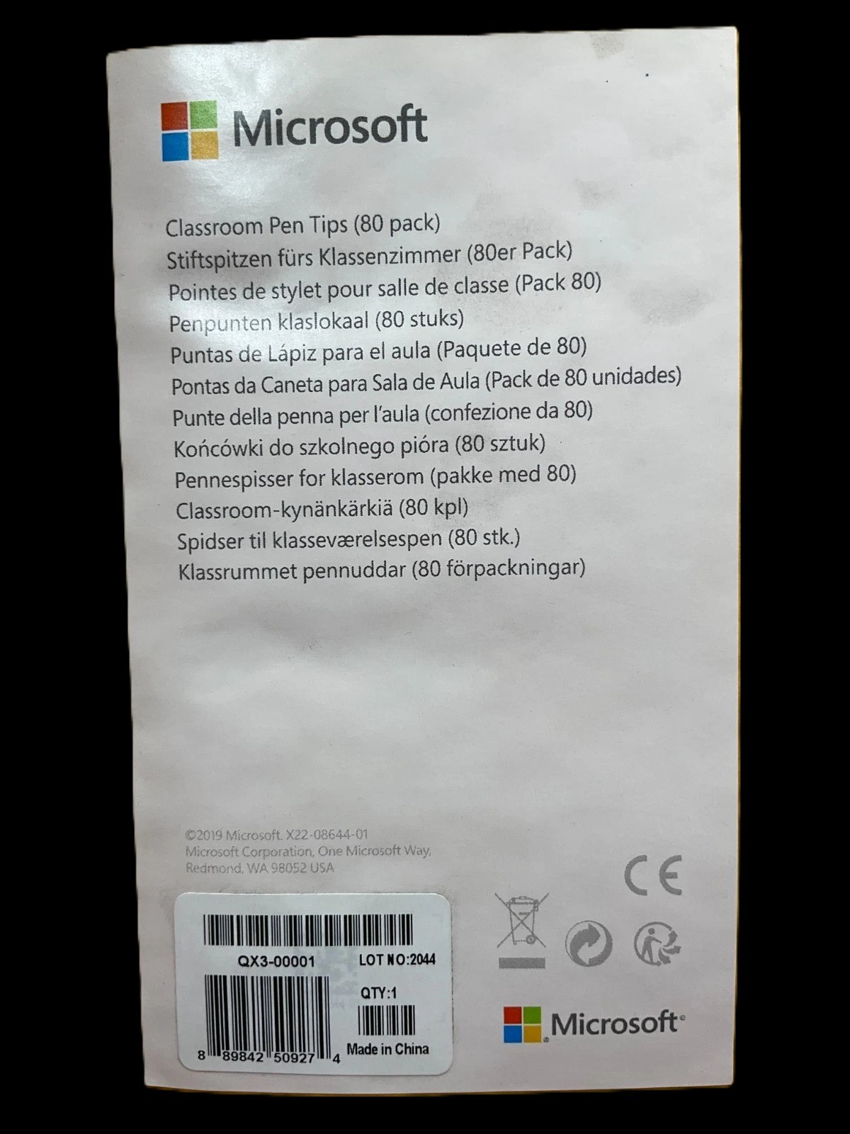 NEW Original Microsoft Surface Classroom Pen Replacement Tips 80-pack M1776
