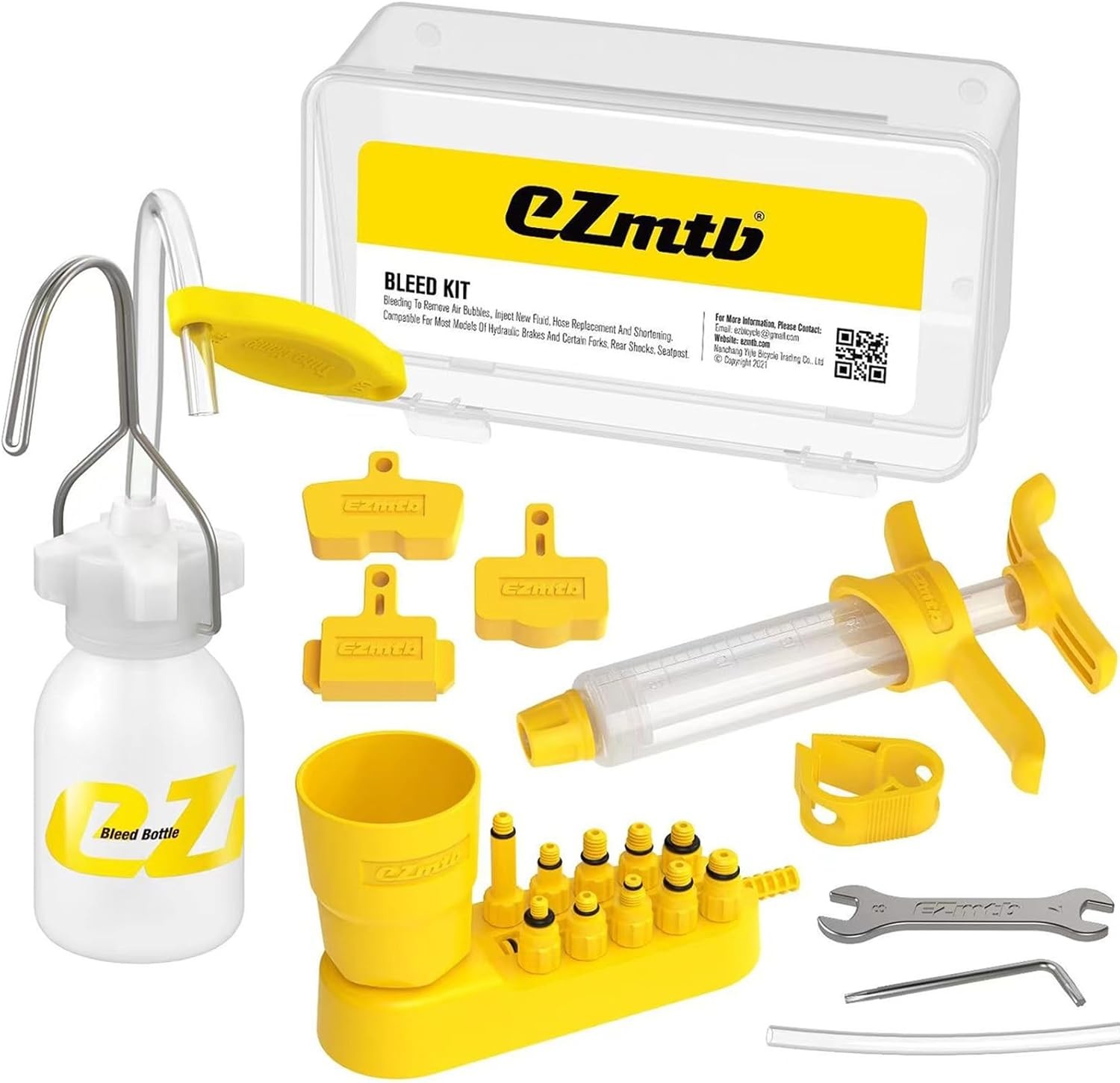 Bicycle Hydraulic Disc Brake Oil Bleed Kit For Shimano Tektro Magura Repair Kit