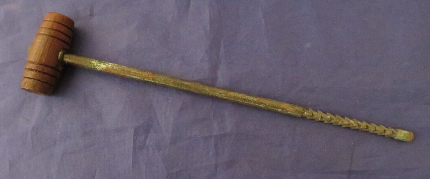 Luger Navy Brass zig zag Cleaning Rod 1904 to 1917 issue