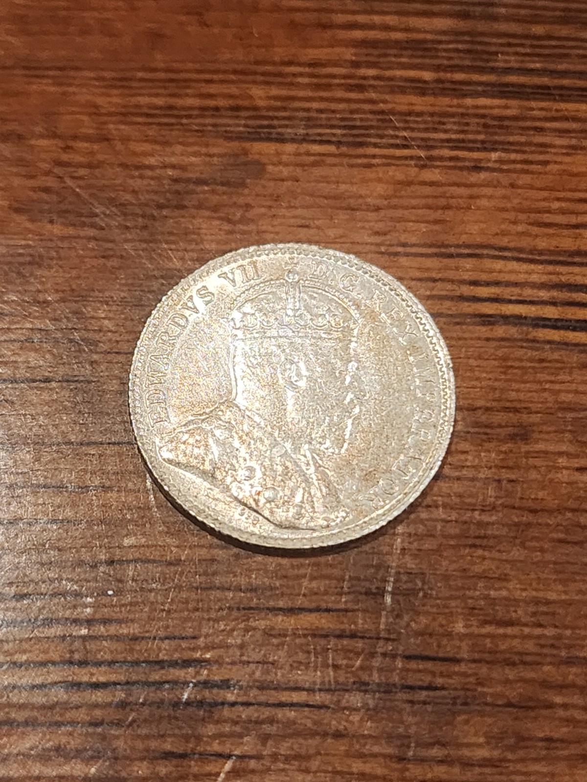 1910 Canada 5 Cents Silver Coin