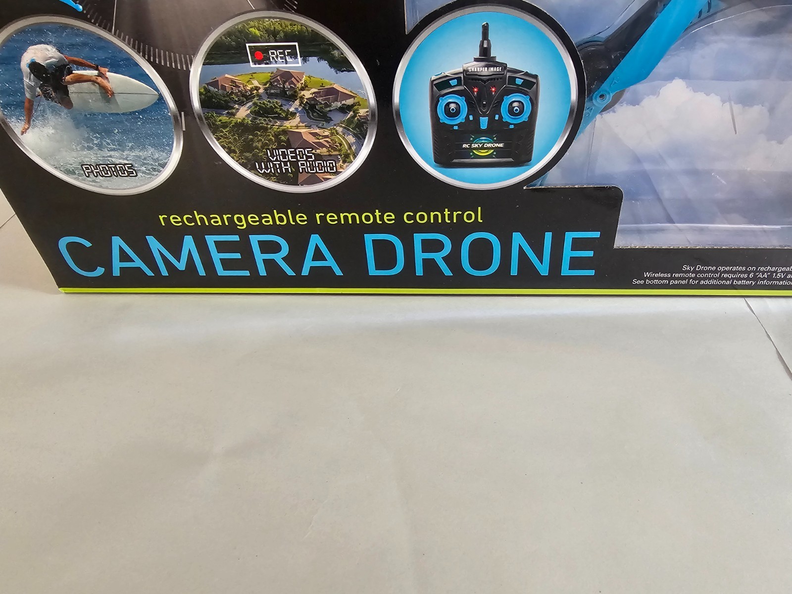 Sharper Image HD Video Streaming Drone w/Remote Control 2.4Ghz Transmitter