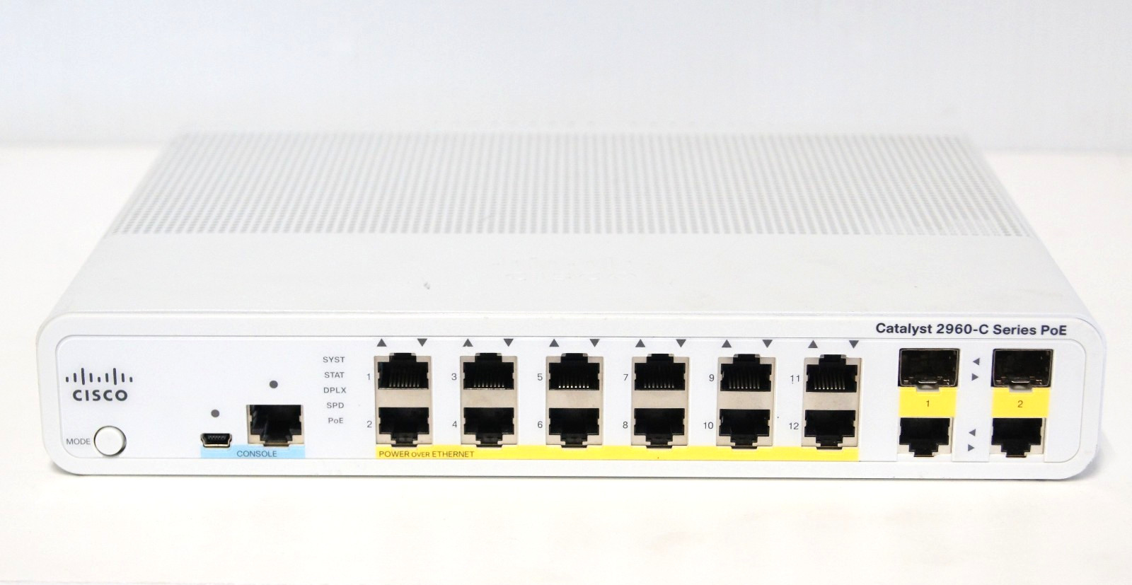 Cisco Catalyst WS-C2960C-12PC-L 12-Port 2960-C Series PoE Switch
