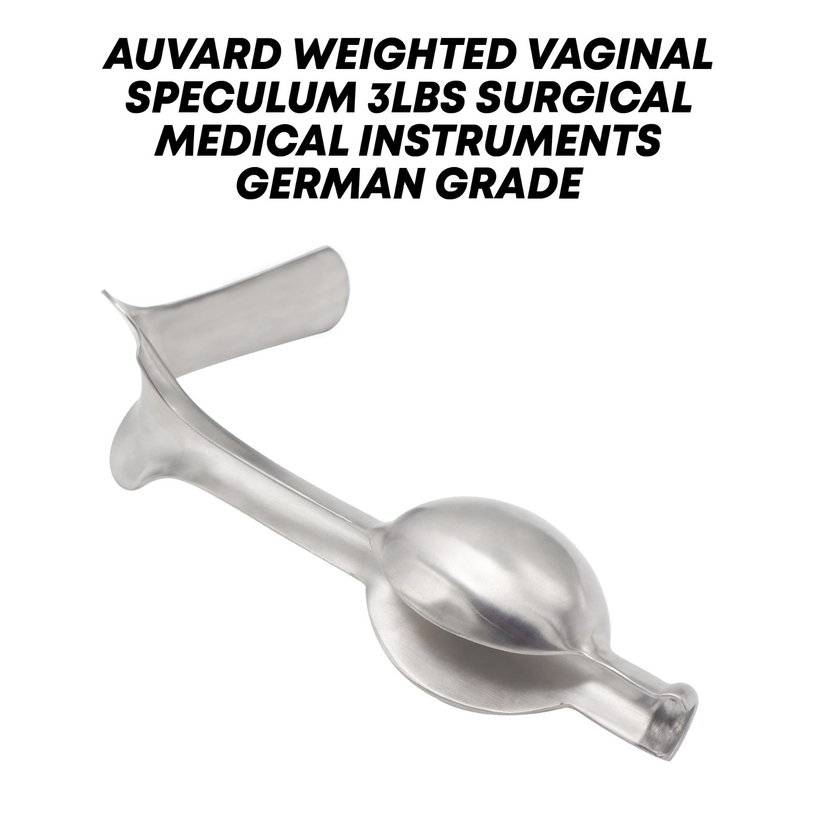 Auvard Vaginal Speculum 3 lbs Gynecology Stainless Steel Surgical Instrument