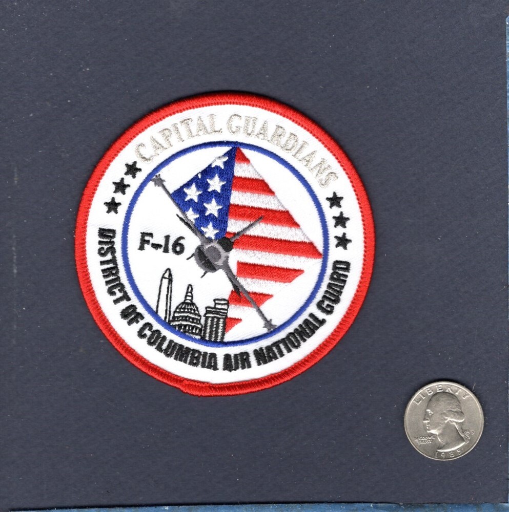 121st FS CAPITAL GUARDIANS USAF DC ANG F-16 Falcon Fighter Squadron Patch