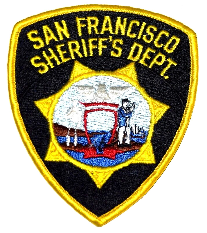 SAN FRANCISCO – SHERIFFS DEPT - CALIFORNIA CA Sheriff Police Patch 5”