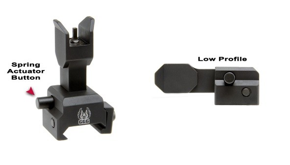 GG&G GGG-1281 Spring Actuated Flip Up Front Sight for Dovetail -READ DESCRIPTION