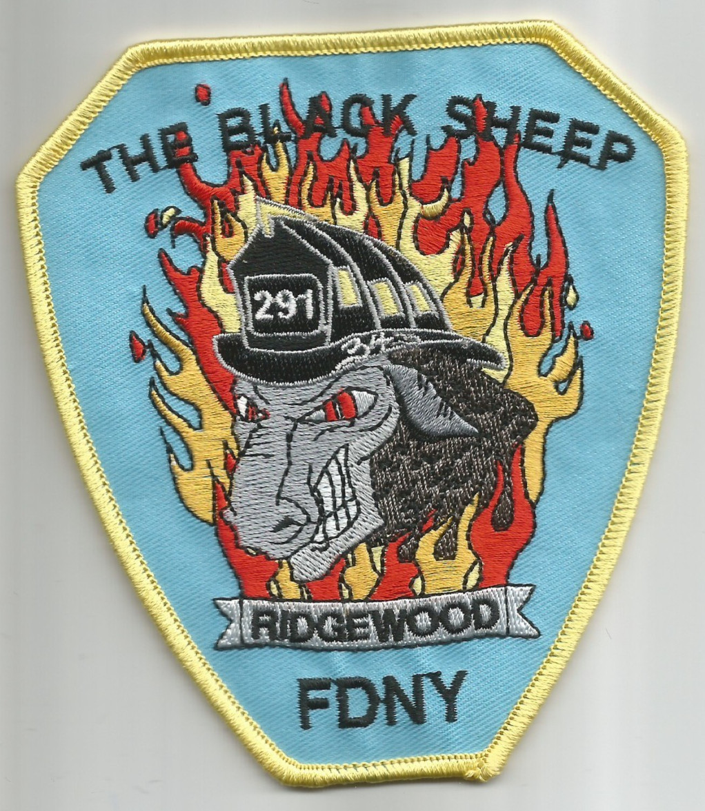 New York City - FDNY Engine - 291 "Ridgewood", NY (4.25" x 4.75") fire patch