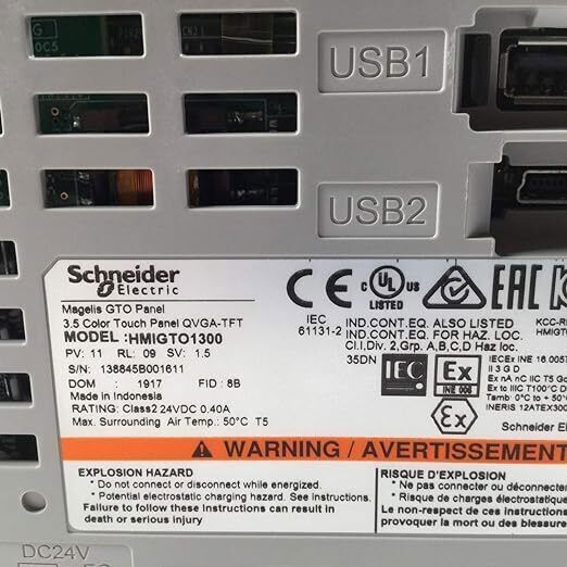 One New Schneider HMIGTO1300 Touch Screen In Box Fast Shipping