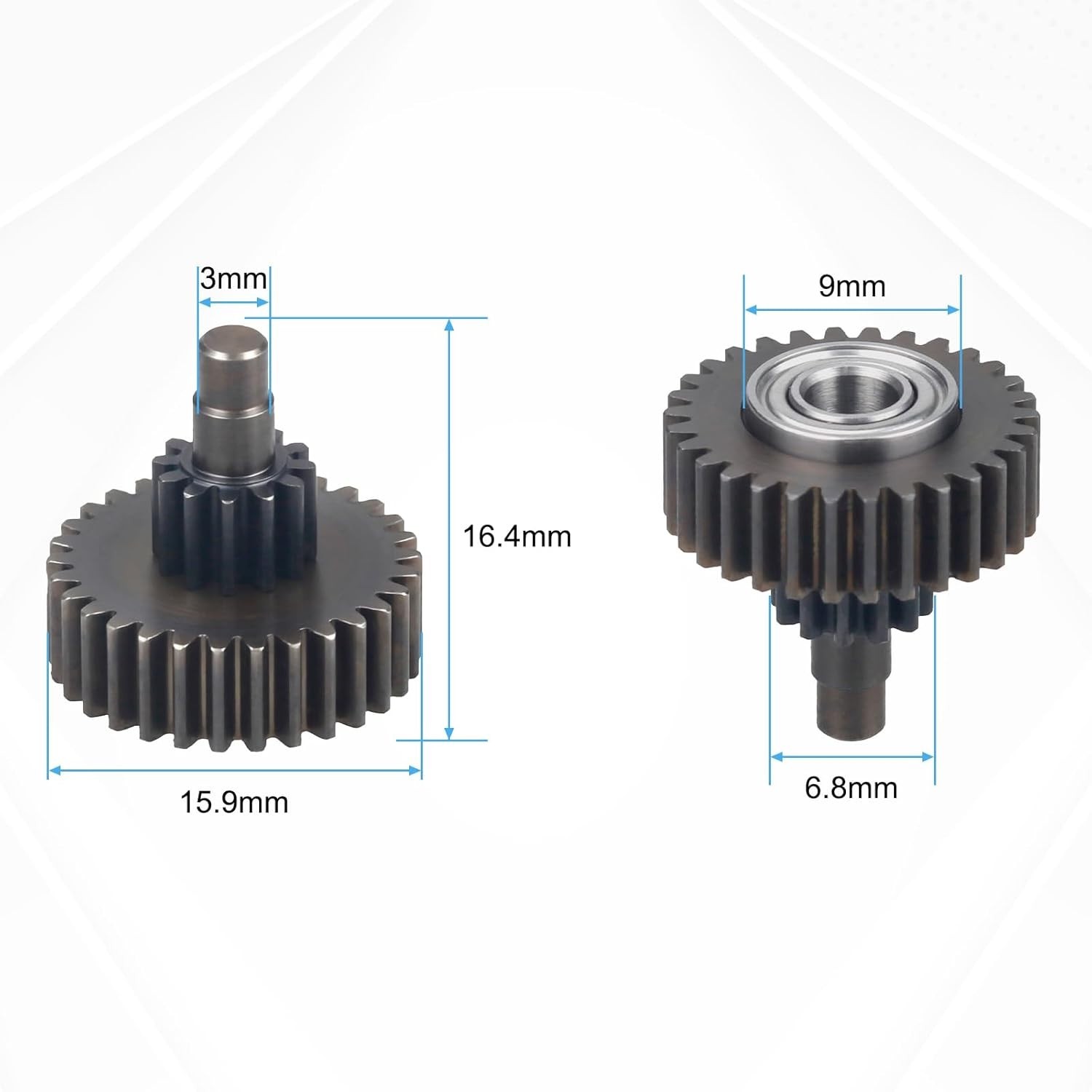 Upgrade K1C Extruder Gear - Full Metals for Enhanced 3D Printing Performance