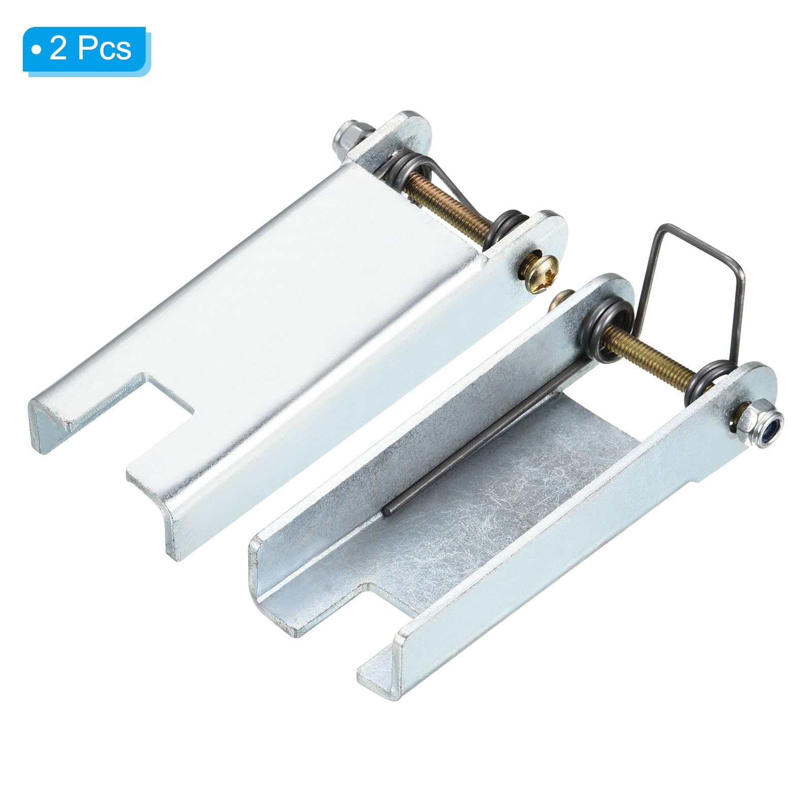 84mm Hook Safety Latch Kit, 2 Pack Metal Towing Hitch Replacement, Silver