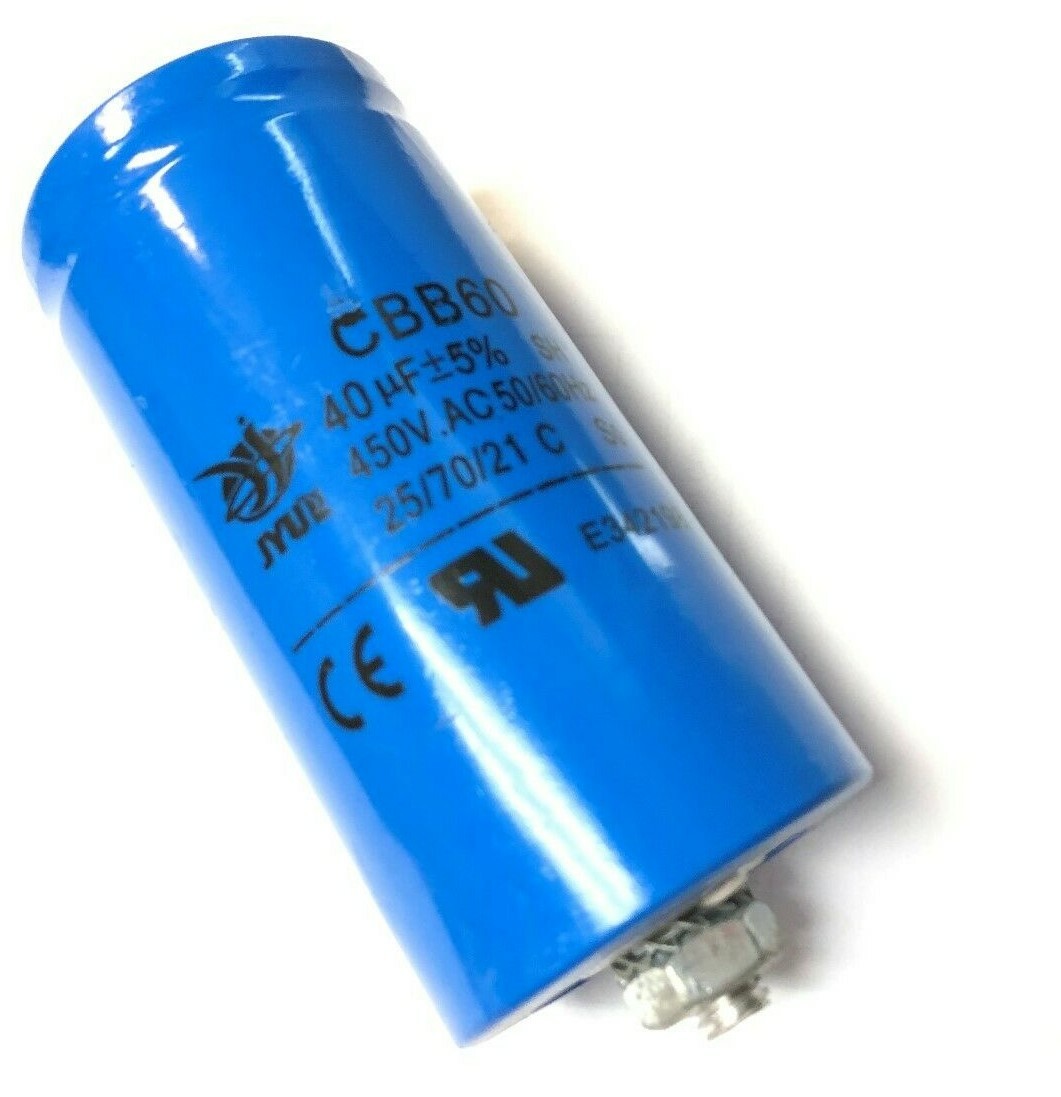 3919 JENNY EMGLO AM39 CAPACITOR 40UF +5% , 450V.AC50/60HZ ''FACTORY OEM PART''