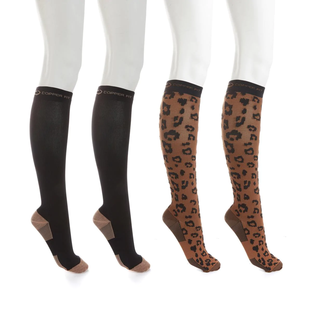 Copper Fit™ Knee-High Compression Socks 4-pack 581211/595126-J