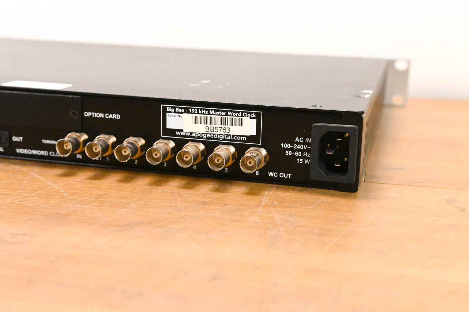 Apogee Big Ben C777 192k Master Digital Clock CG01SKX