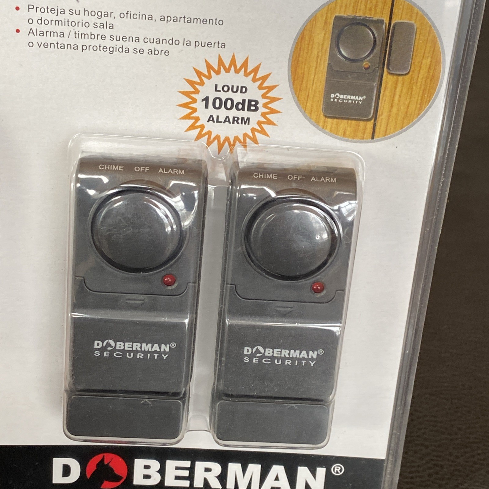 Doberman Security Mini Entry Defender 100db Chime Model SE-0129 LOUD WINDOW DOOR