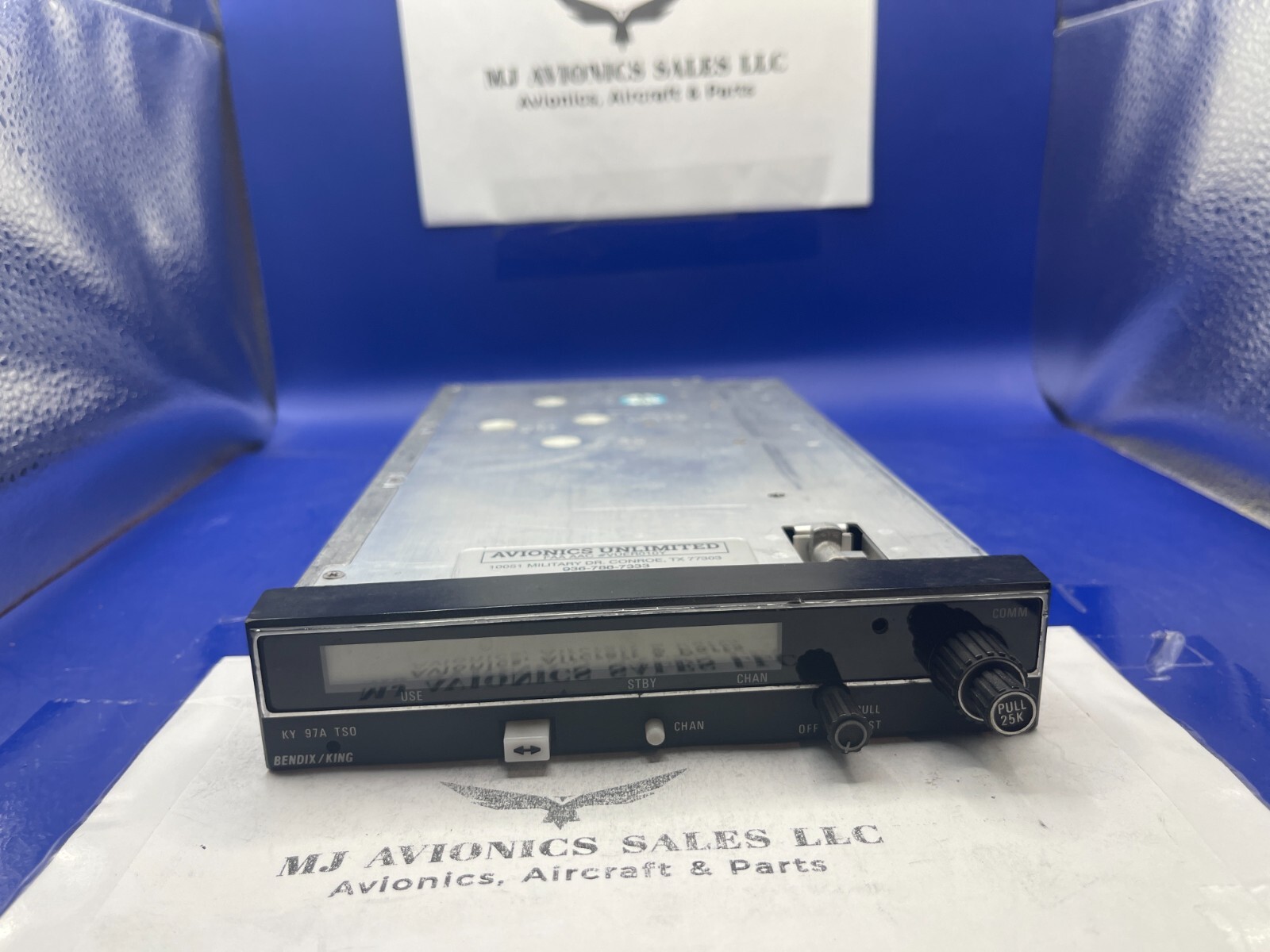 BENDIX/KING KY 97A 14 VDC P/N 064-1051-60 WITH  FRESH FAA FORM 8130-3