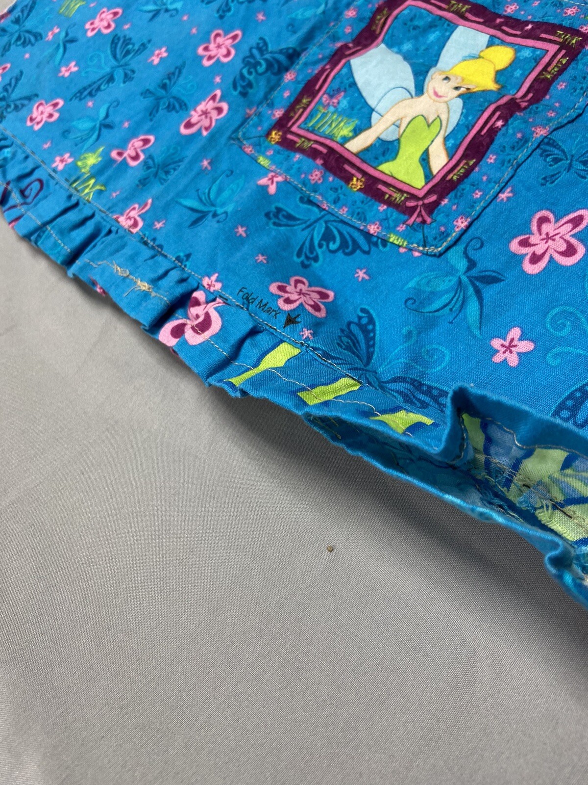 Tinkerbell Handmade Pillowcase Double Sided With Ruffle