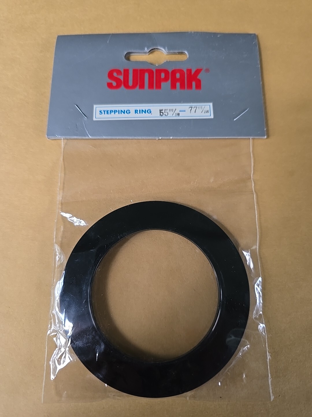 VTG NOS Metal Step Up Adapter Ring 55mm Lens to 77mm Filter Converter E55-E77