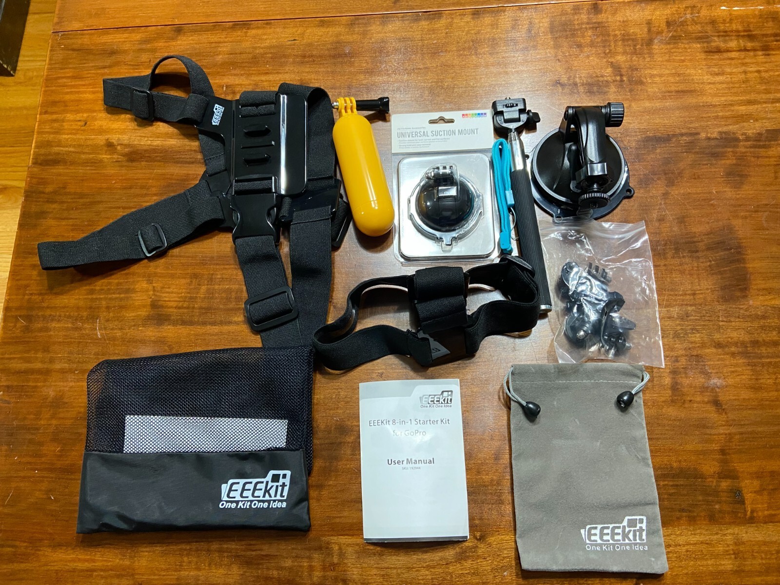 EEEkit GoPro Mounting Accessory bundle. Free shipping.