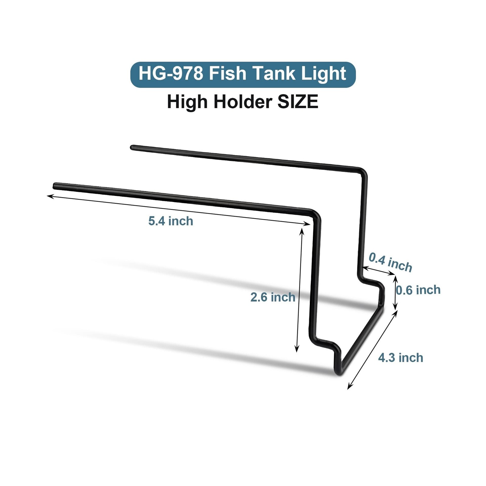 hygger Aquarium Light High Holder Bracket, Suitable for Model H... FAST USA SHIP