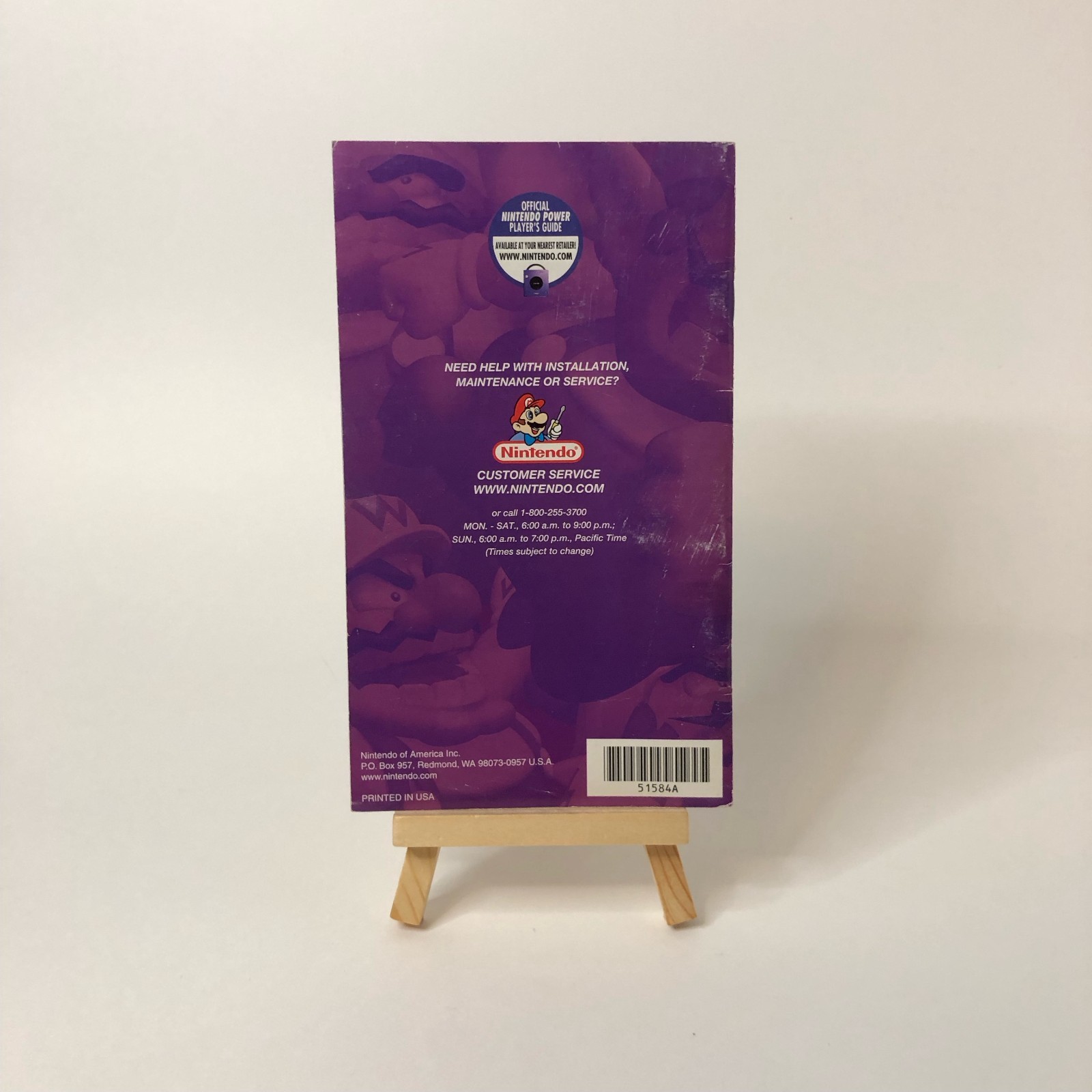 Replacement Manual for Wario World Nintendo GameCube