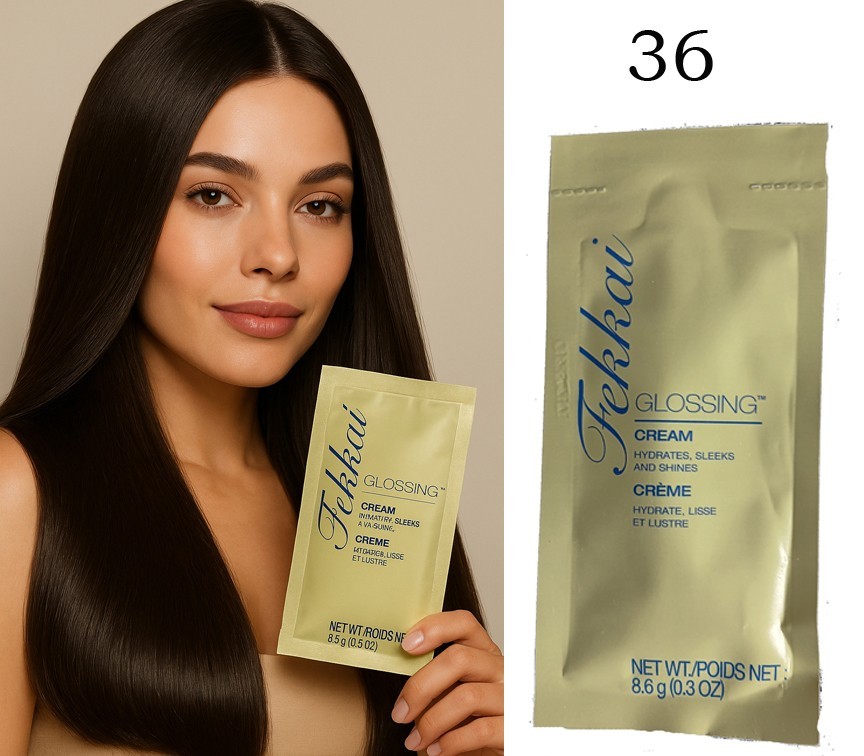Fekkai Glossing Cream (36 Packets/Samples) 8.6 g.(0.3 oz) each (309.6 g 10.8 oz*