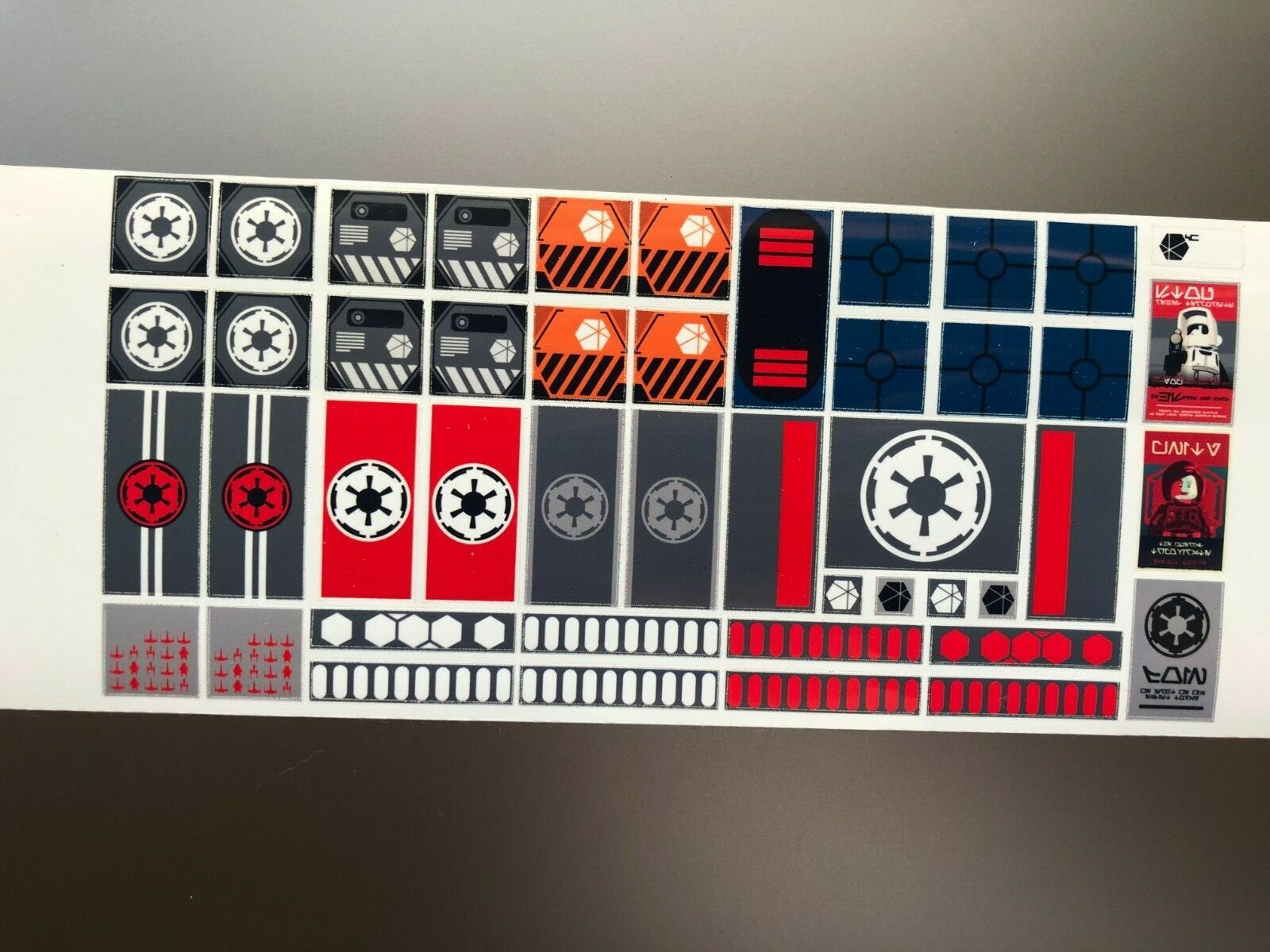 Star Wars imperial symbol stickers decal