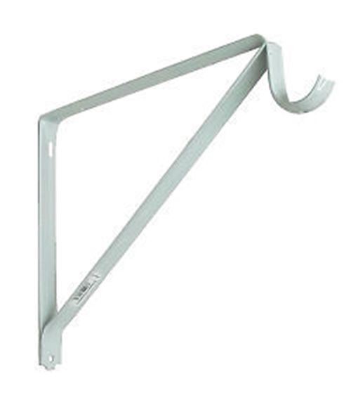White Shelf & Closet Rod Support 12-5/8" LQ-B14260G-W-A
