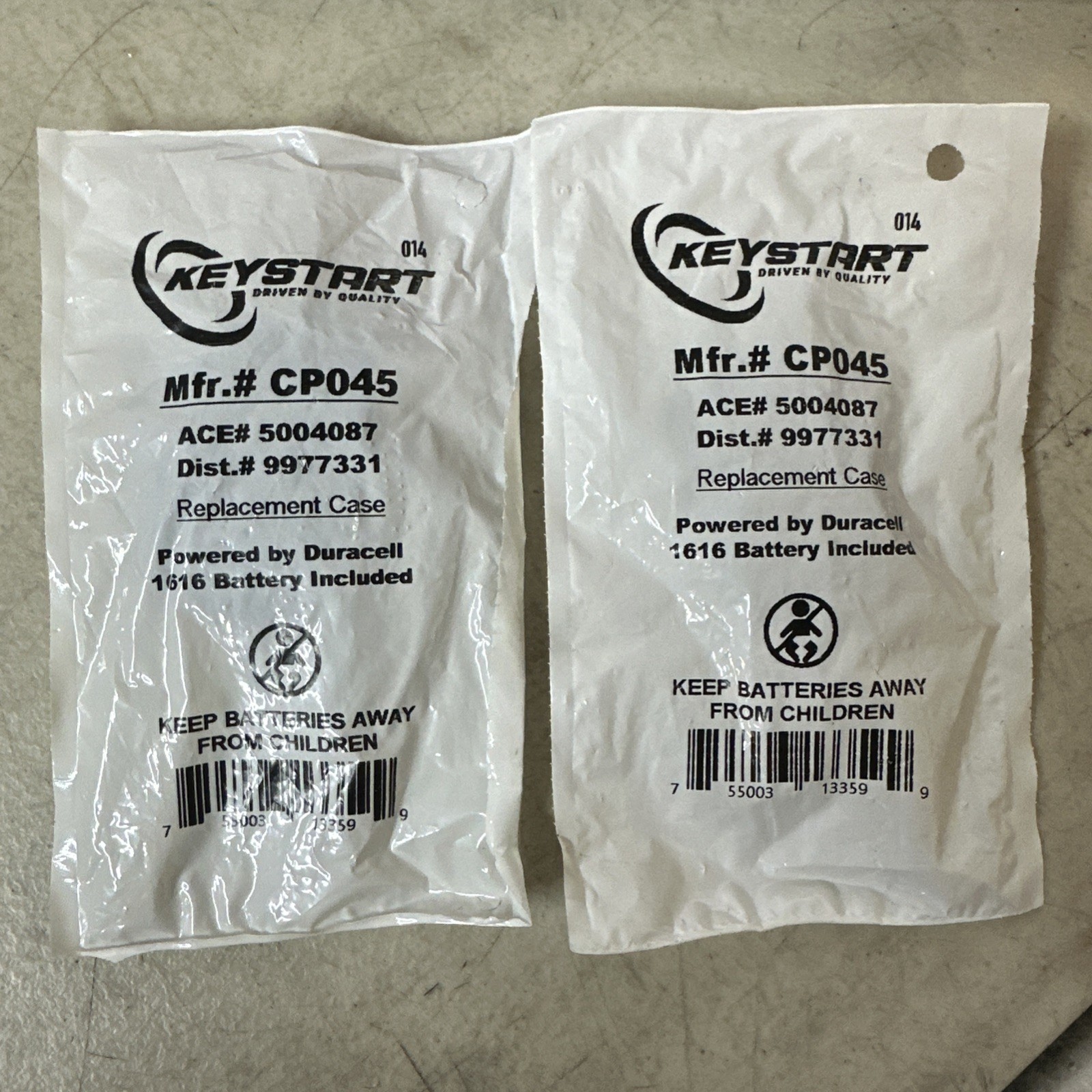 NEW KEYSTART Replacement Case 2pk MFR# CP045 ACE# 5004087 DIST# 9977331