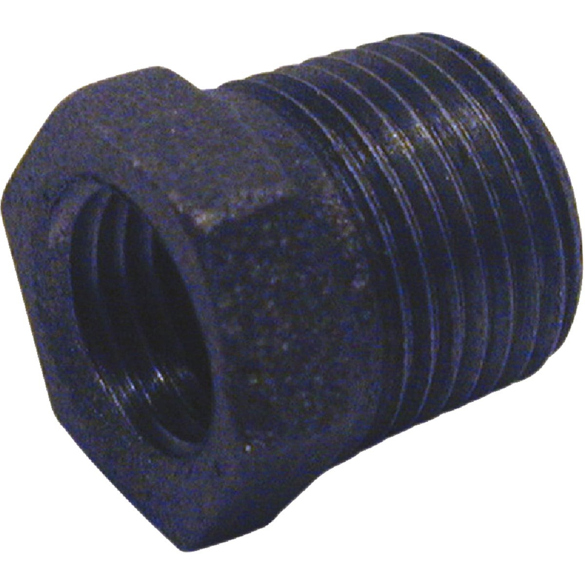 B&K 1-1/2 In. x 1-1/4 In. Hexagon Black Iron Bushing 521-976HN Southland