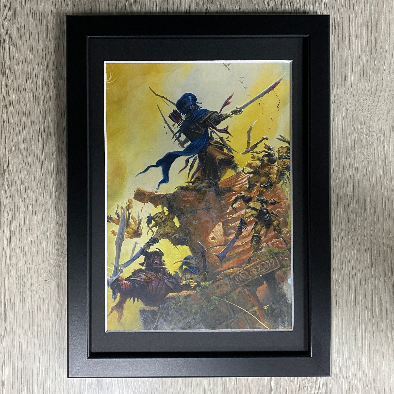 DUNGEONS & DRAGONS FRAMED ART. D&D