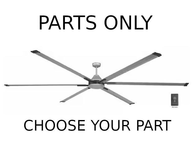High Velocity 10 ft. Indoor/Outdoor Titanium Ceiling Fan Choose Your Part