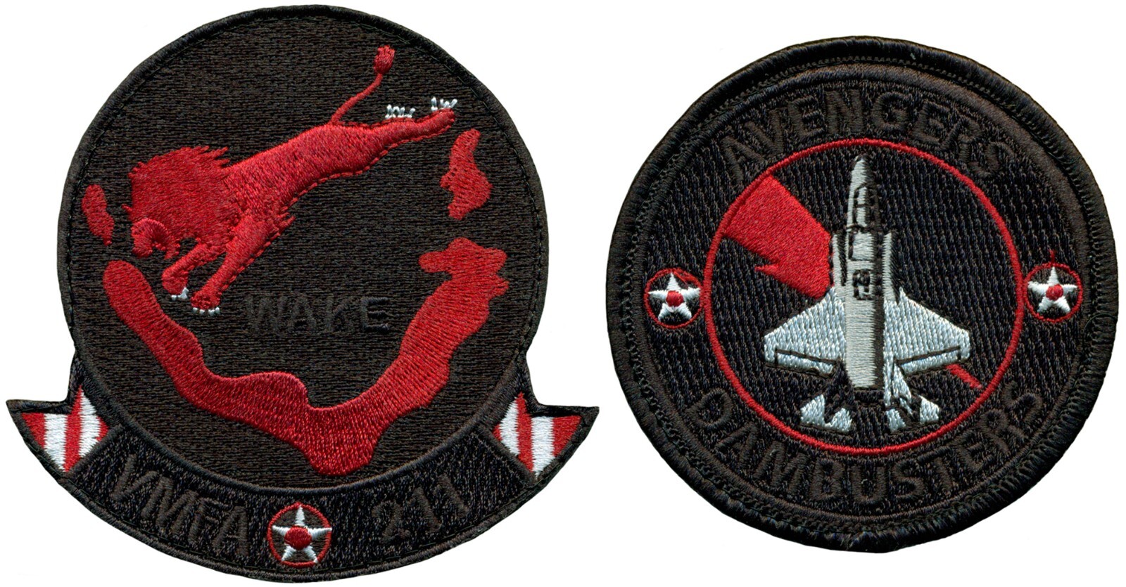USMC MARINE FIGHTER ATTACK SQUADRON 211 (VMFA-211) – F-35 – BLACK PATCH SET