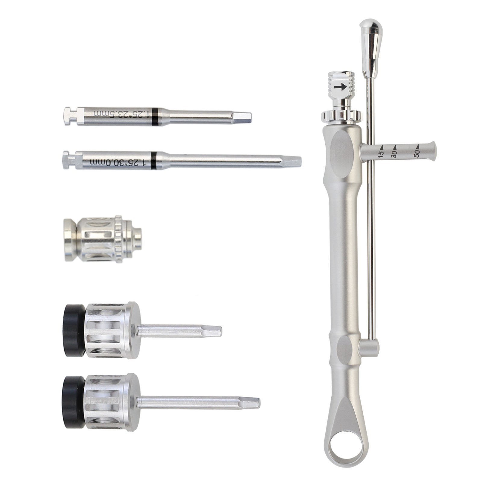 Implant Cortex ABT ZimVie Zimmer Hex Driver 1.25 Hand Latch Torque Wrench Adapte