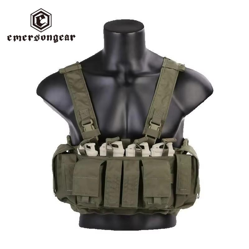 Emerson MF Style Gen IV Chest Rig Molle Tactical Vest Mag Pouch Combat Carrier