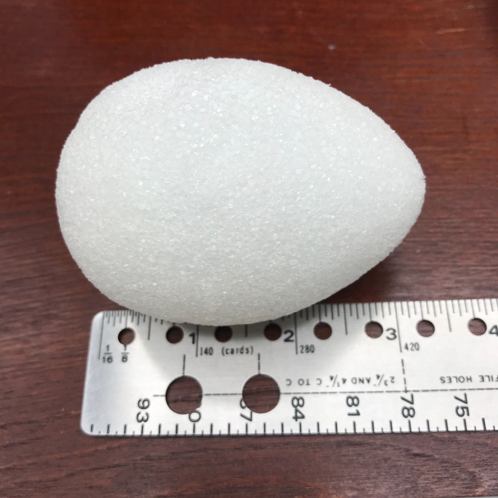 Styrofoam Craft Easter Eggs Various Sizes 10-pack