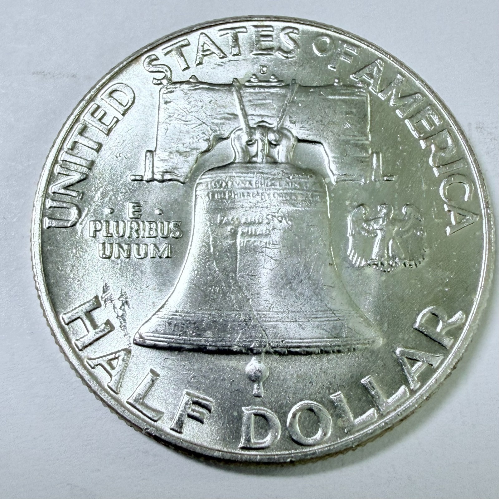 1963-D Franklin Half Dollar 90% Silver MS MINT STATE DETAILS #9785