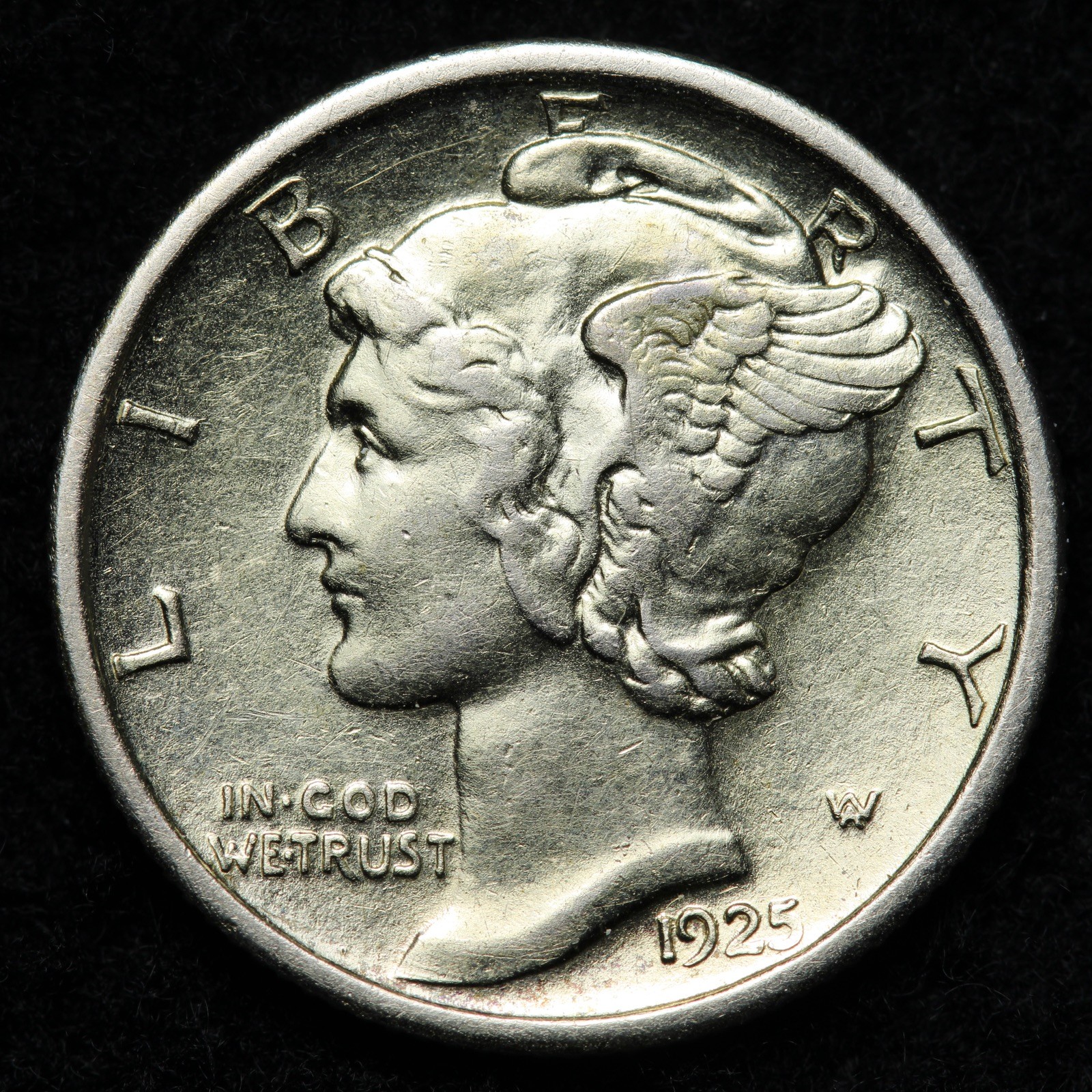 1925-S Mercury Silver Dime UNC *UNCIRCULATED* MS E311 TWCEK