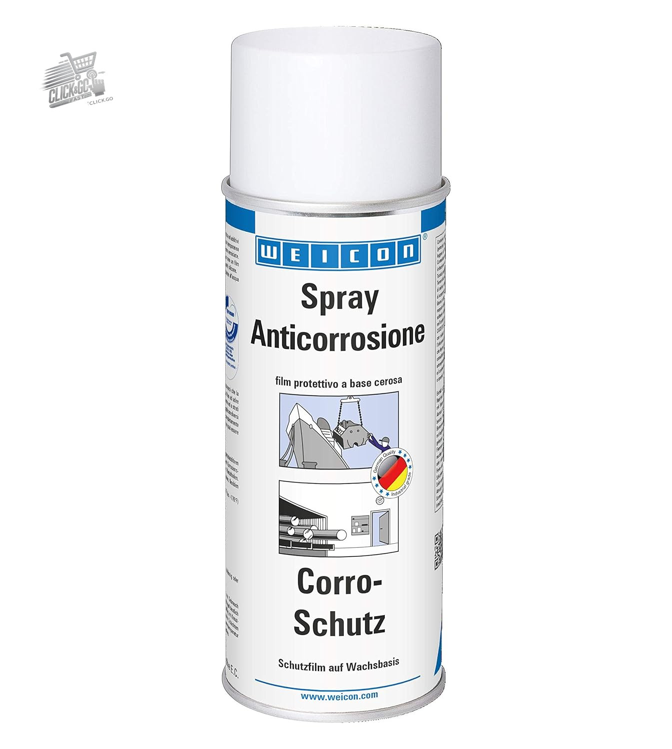 Anti-corrosion spray 400 ml, Anti-corrosion spray for metal parts tested T