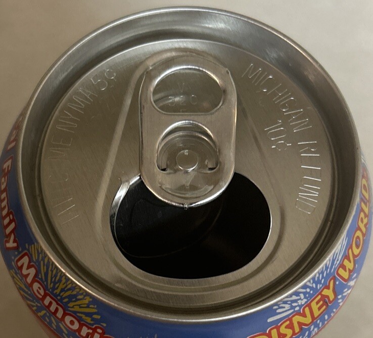 2004 COCA-COLA CLASSIC 12oz. Empty Pull Tab Aluminum Soda Can, Walt Disney World