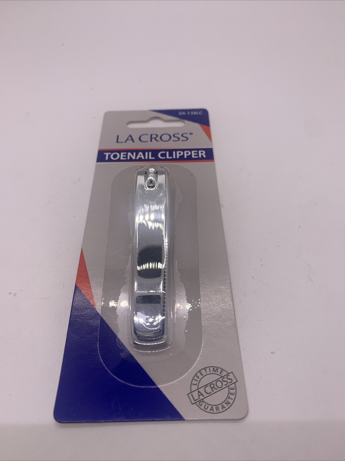 La Cross Toenail Clippers Curved Edge Chrome Plated