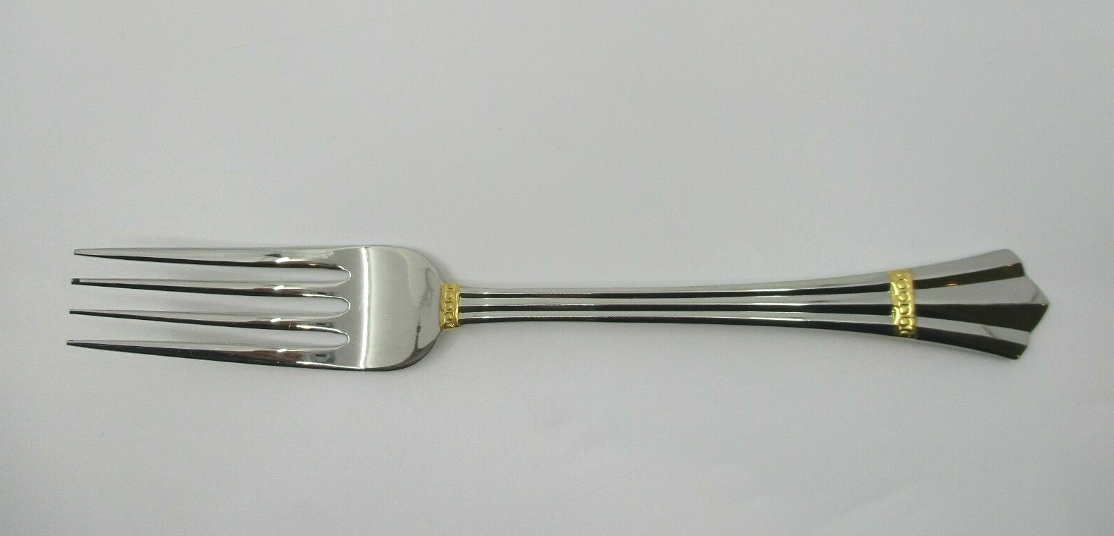 GORHAM STAINLESS GOLDEN DANUBE DINNER FORK - 8" - 06G