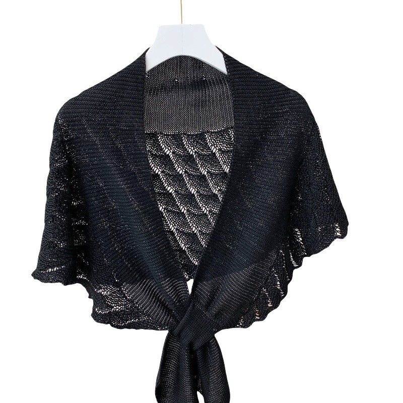 Women Lady Solid Plain Knitted Shawl Wrap Scarf Winter Warm Neck Collar Stole